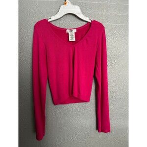 Hot Pink Long Sleeve Top